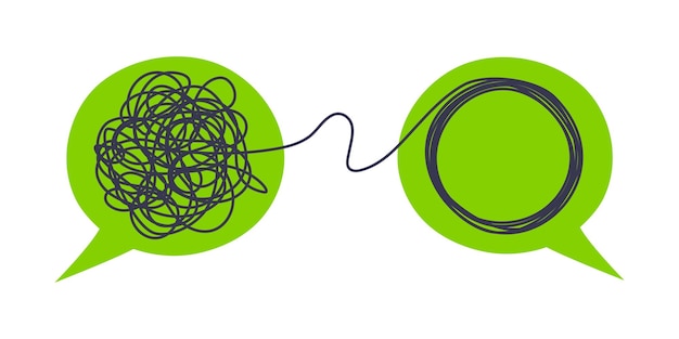 Vector psychologist consulting or mental problem solving brainstorm concept