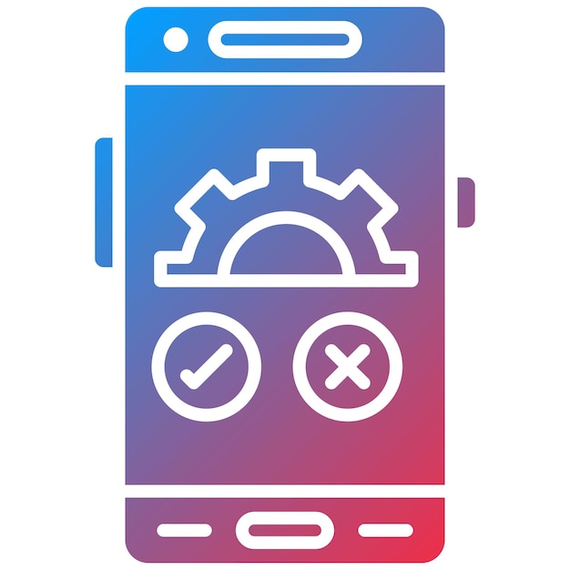 Vector qa testing icon vector image can be used for mobile app development