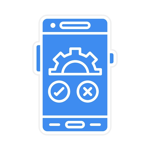 Vector qa testing icon vector image can be used for mobile app development