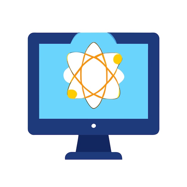 Vector quantum computer programming vector graphics illustration eps source file format lossless scaling ic