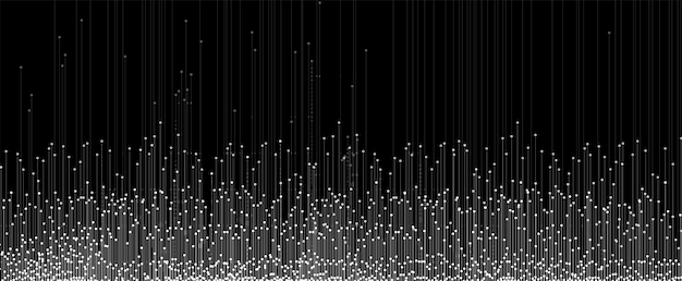 Vector quantum processing deep learning artificial intelligence future new technology for business or science presentation