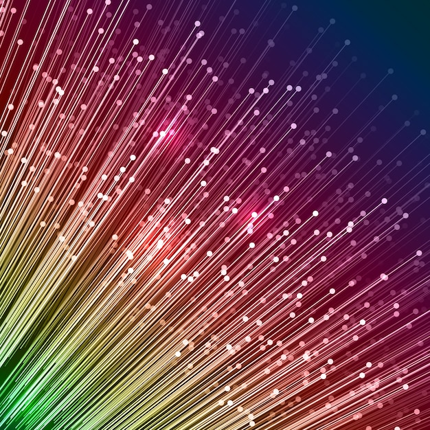 Vector rainbow burst background 