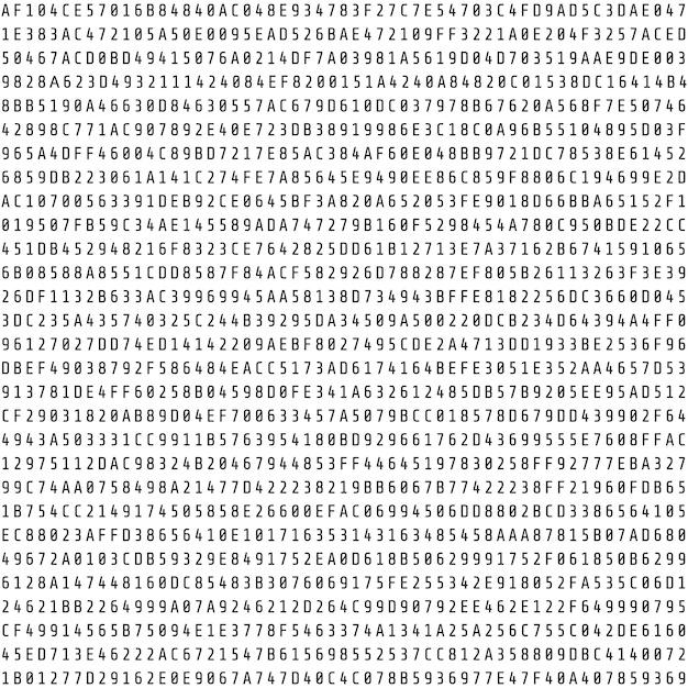 Vector random hexadecimal code stream abstract digital data element matrix background vector illustration isolated on white