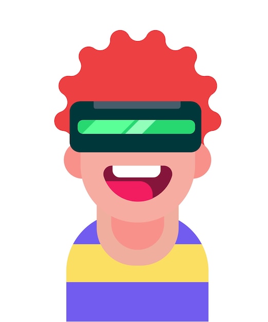 Vector rap man wearing