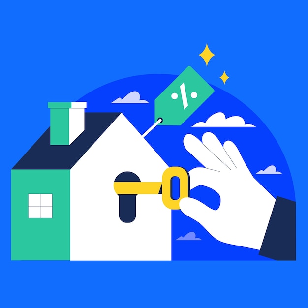 Vector real estate illustration