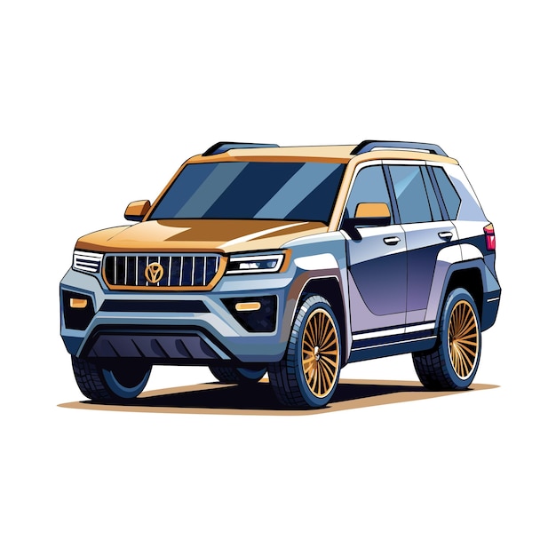 Vector realistic car vehicle vector illustration concept