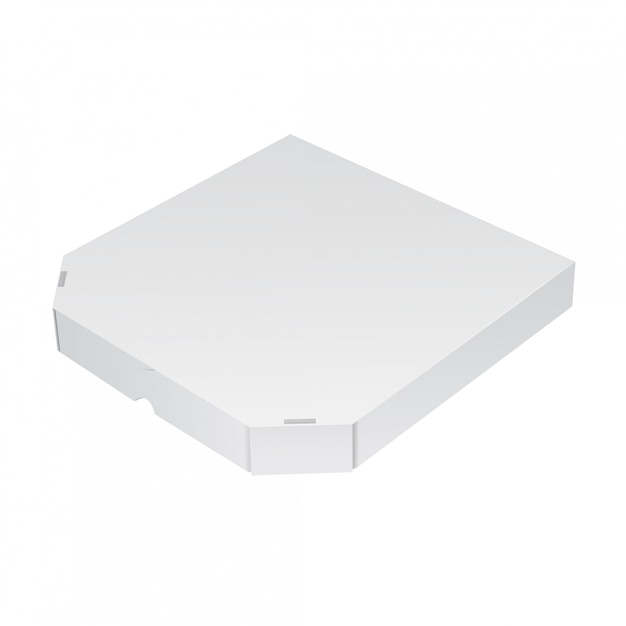Vector realistic packing box for pizza.   illustration