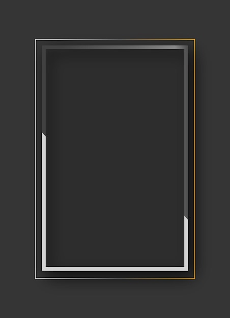 Vector rectangular frame vector