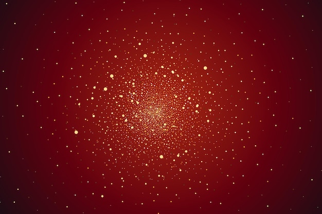 Vector a red background with a gold star on it