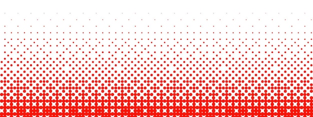 Vector red bitmap gradient texture fading pixelated 8 bit gradation pattern repeating dotted dither halft