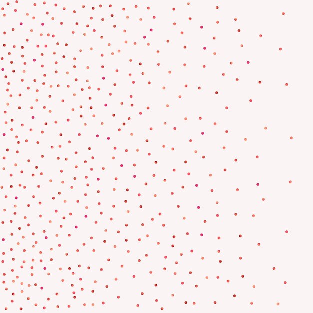 Vector red confetti background.