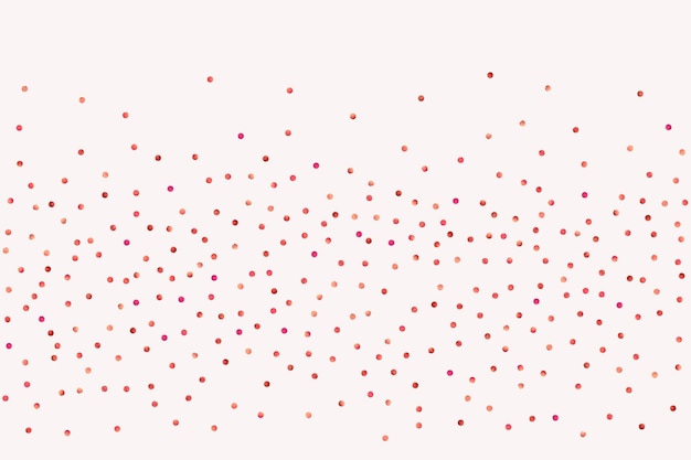 Vector red confetti background.