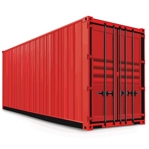 a red container with a black handle and the word quot no quot on it