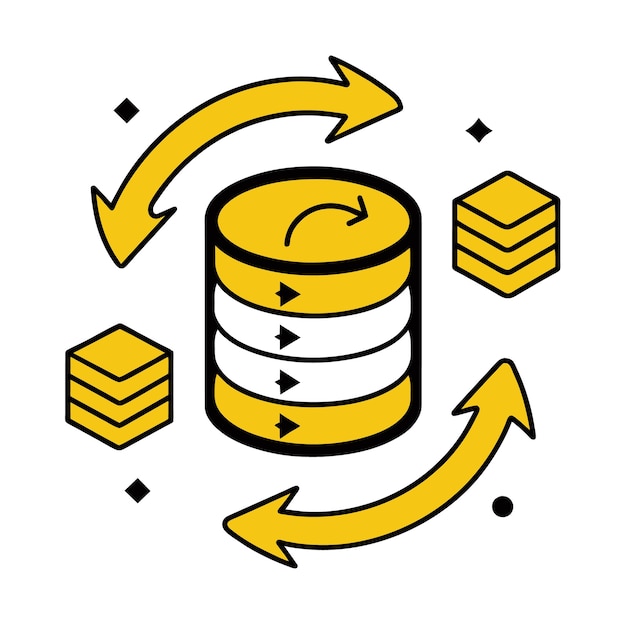 Vector refresh icon pack for data update