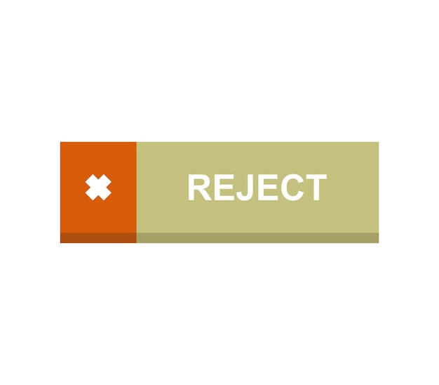 Vector reject button