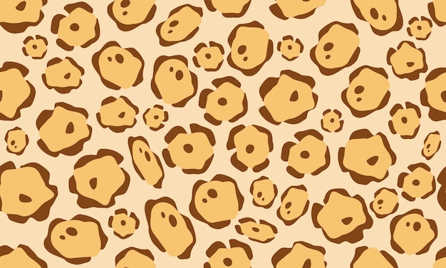 repeating seamless pattern with jaguar skin pattern in vector for fabric paper print and web