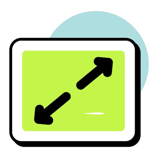 Vector resize icon