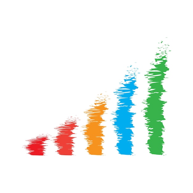 Vector retro mobile signal strength indicator icon set vector illustration