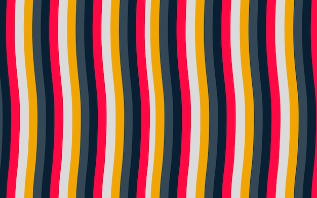 Vector retro wave colorful background minimal alive color wave pattern backdrop curve lines background