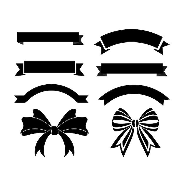 Vector ribbon vector