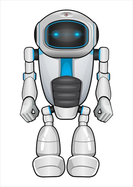 Vector robot vector icon11 kontur