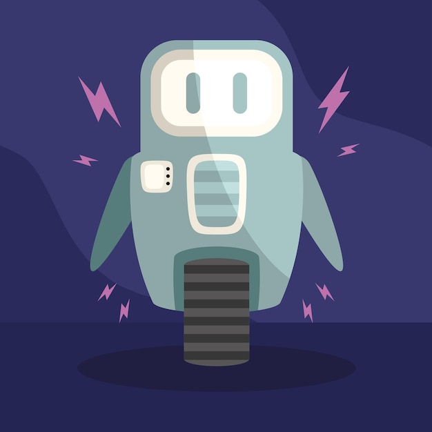 Vector robot with wheel