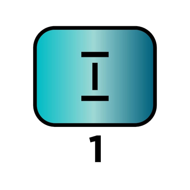 Vector roman numerals icon vector template logo trendy flat design