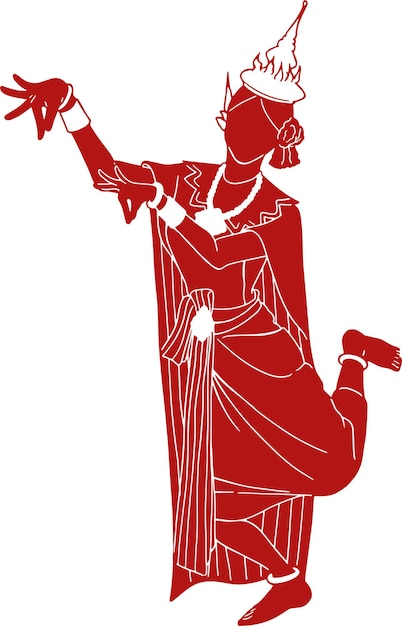 Vector rough detailed illustration