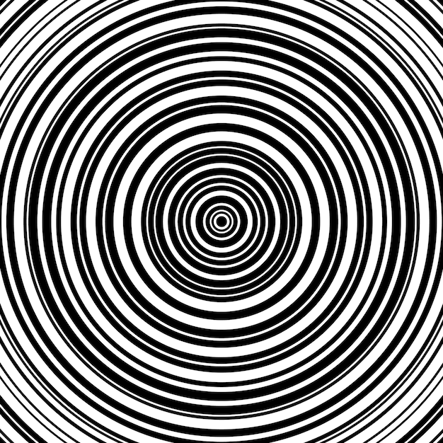 Vector round shape pattern circular and radial lines abstract vip concept background