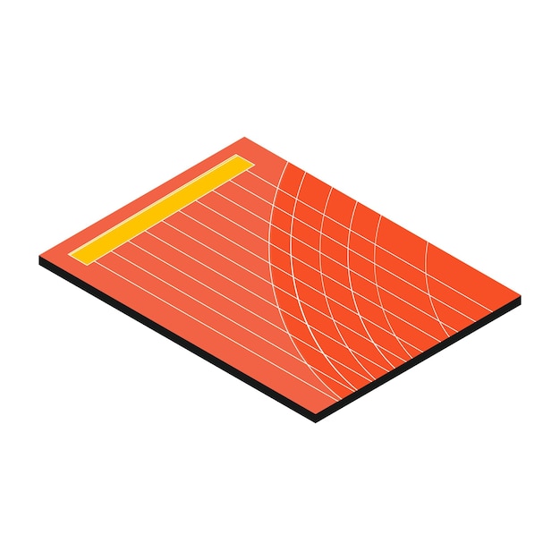 Vector running track vector illustration