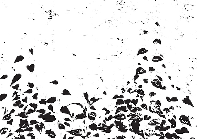 Vector rustic grunge vector texture with grain and stains abstract noise background weathered surface