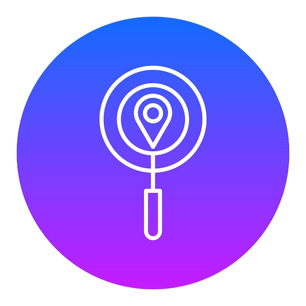 Vector scanning location icon