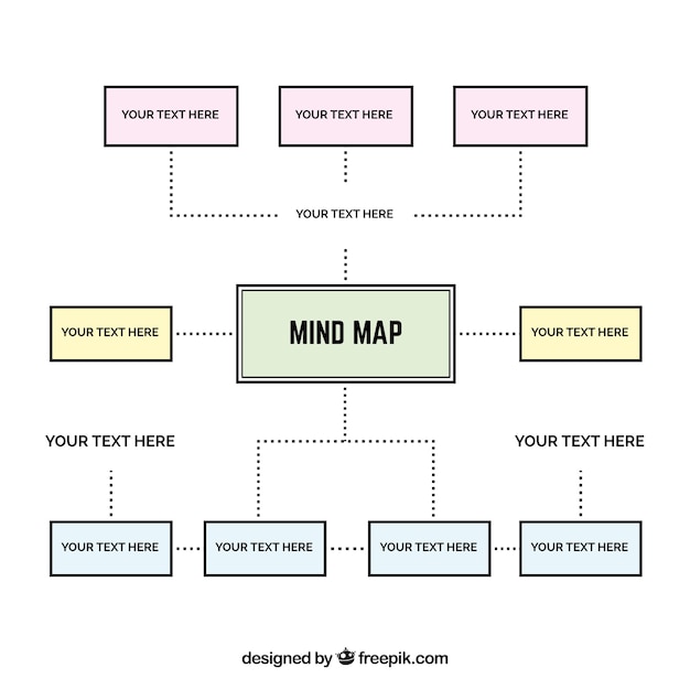 Vector scheme with text boxes