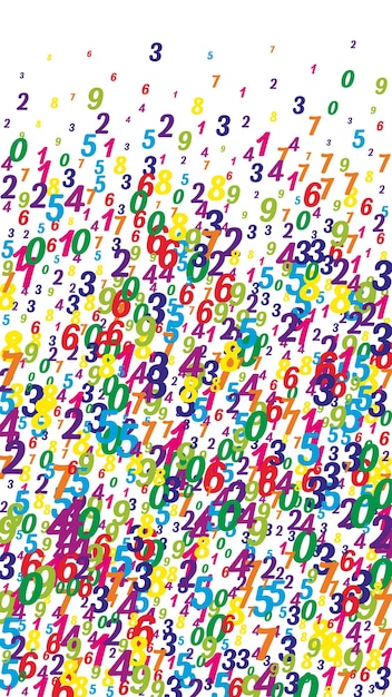 Vector school math notebook cover colorful childish