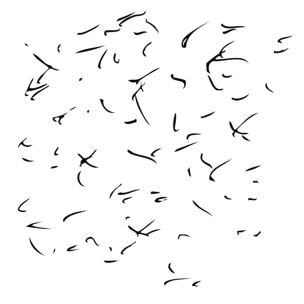 Vector scratch simple vector hand draw sketch