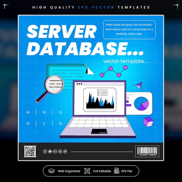 Vector a screen showing a screen with a screen that says service data