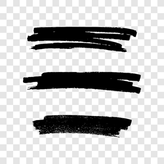 Vector scribble with a black marker