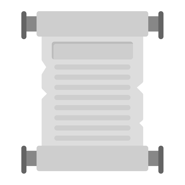 Vector scroll icon vector image can be used for fairytale