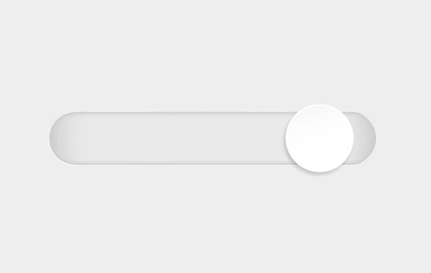 Vector scrollbar element button navigation element frontend control on white vector