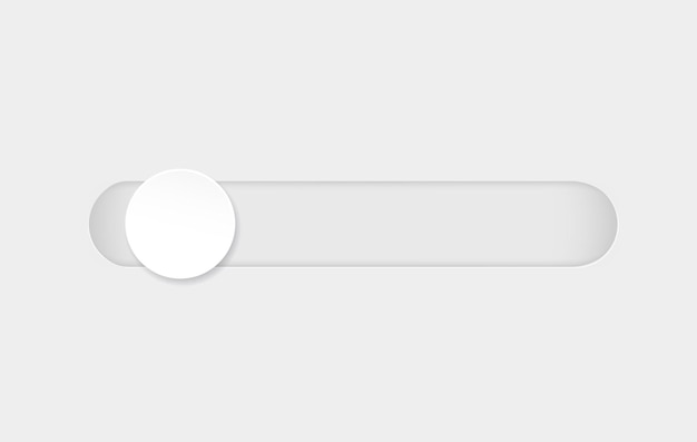 Vector scrollbar element button navigation element frontend control on white vector