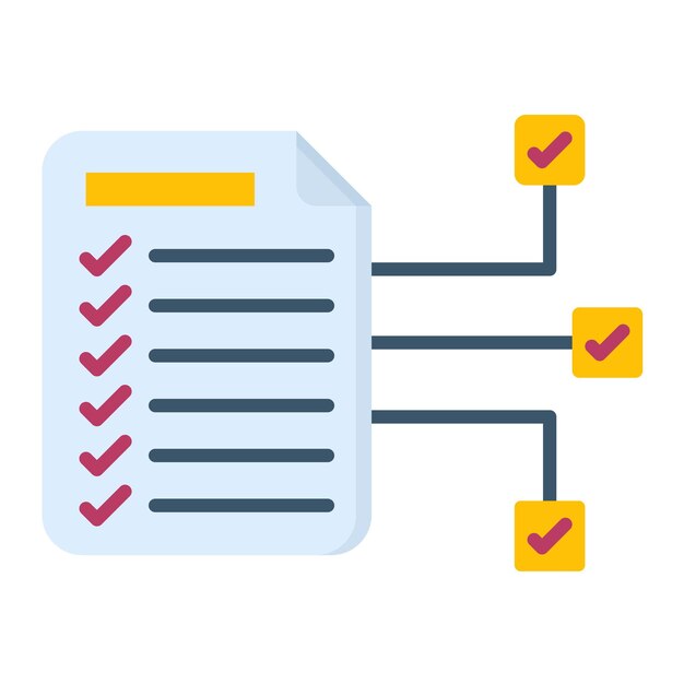 Vector scrum tasks flat illustration