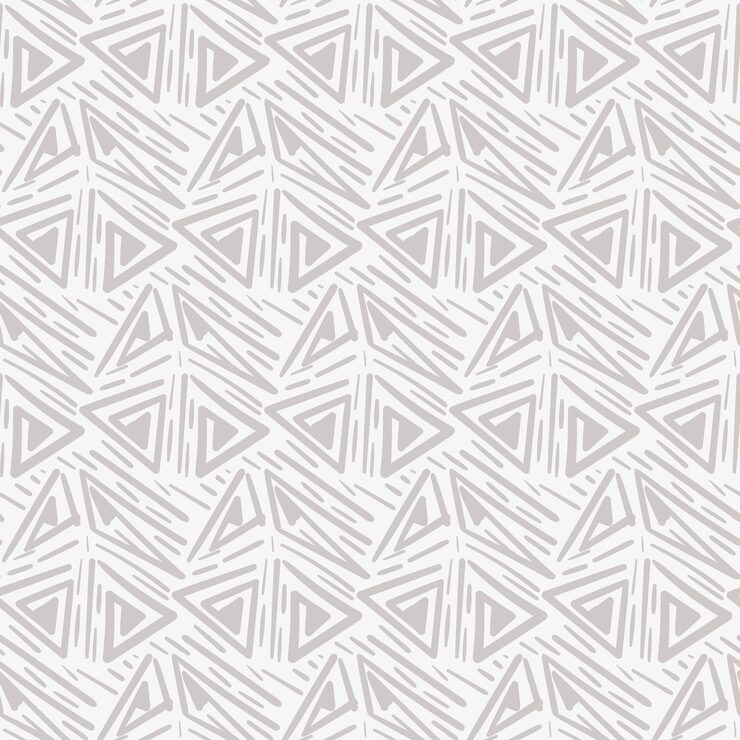 Seamless abstract triangle handdrawn pattern vector image