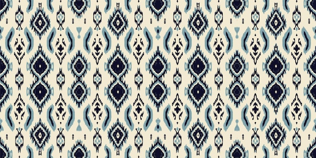 Vector seamless batik patternseamless tribal batik patternandethnic ikat seamless colorful pattern