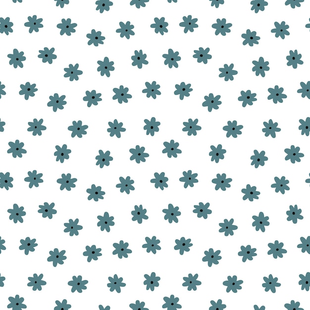 seamless pattern with abstract shapes simple colored doodles