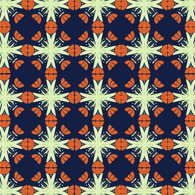 Vector seamless wallpaper