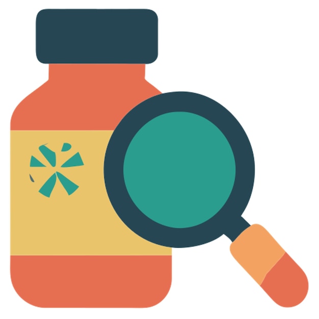 Vector search for drug bottle icon