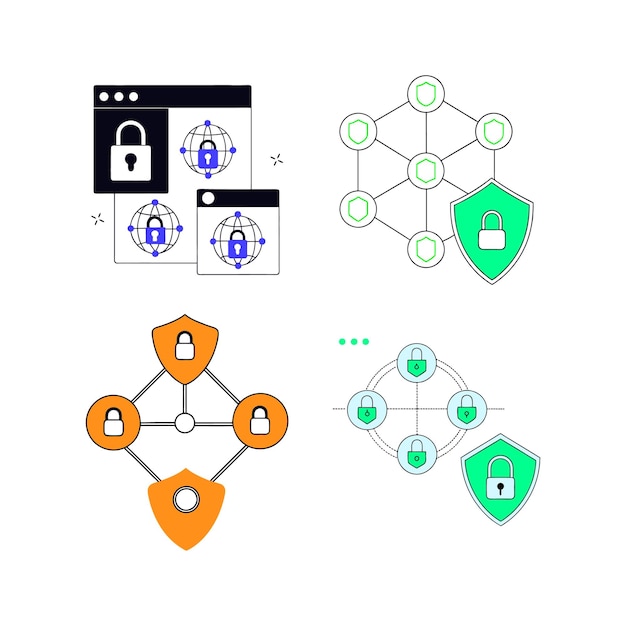 Vector secured network infrastructure concept