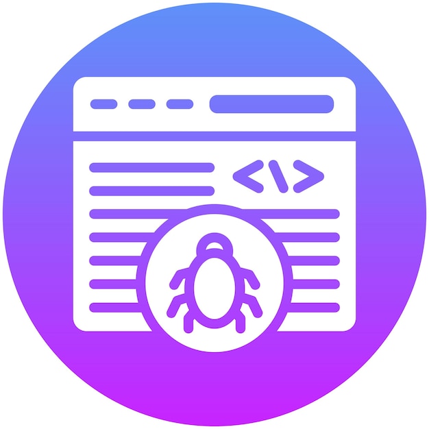 Vector security threat vector icon illustration of no code iconset