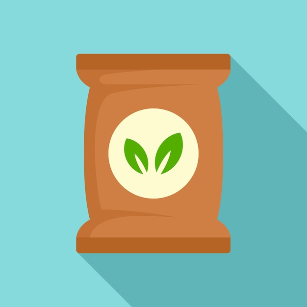 Vector seed plant pack icon flat illustration of seed plant pack vector icon for web design