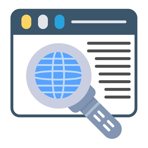 Vector seo flat illustration